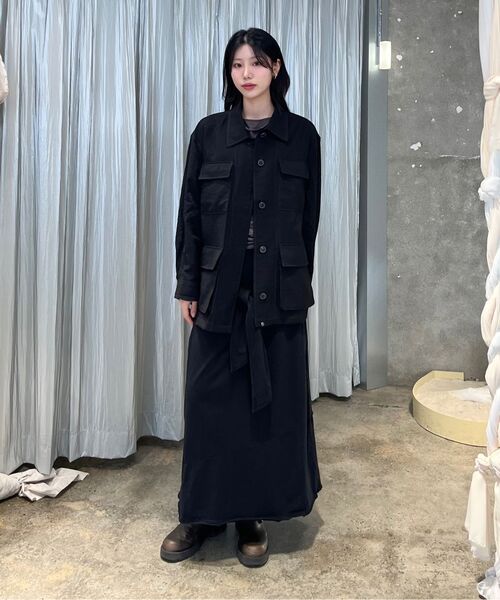 INSILENCE(インサイロンス)の「ライトウェイトフィールドジャケット BLACK(デニムジャケット・レディース・その他・MEDIUM/LARGE)」の8枚目の写真