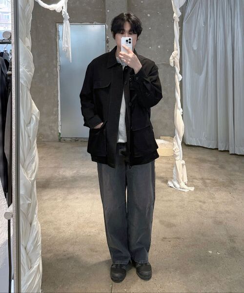 INSILENCE(インサイロンス)の「ライトウェイトフィールドジャケット BLACK(デニムジャケット・レディース・その他・MEDIUM/LARGE)」の9枚目の写真