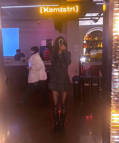 Midnight Move（ミッドナイトムーブ）の「check mini skirt [brown]（スカート・レディース・その他・SMALL/MEDIUM）」の5枚目の写真