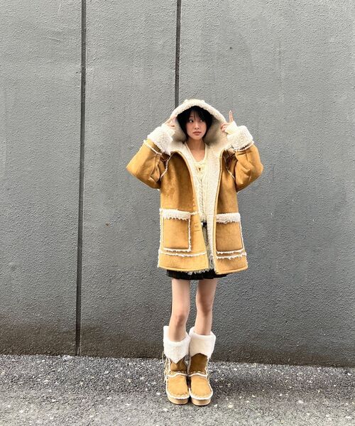 Midnight Move（ミッドナイトムーブ）の「check mini skirt [brown]（スカート・レディース・その他・SMALL/MEDIUM）」の3枚目の写真