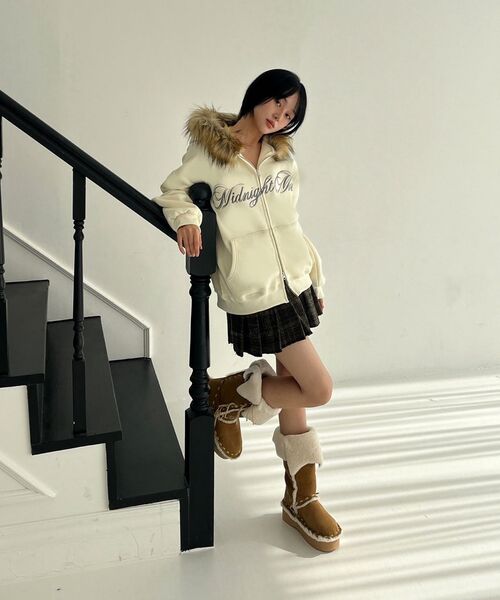 Midnight Move（ミッドナイトムーブ）の「check mini skirt [brown]（スカート・レディース・その他・SMALL/MEDIUM）」の19枚目の写真