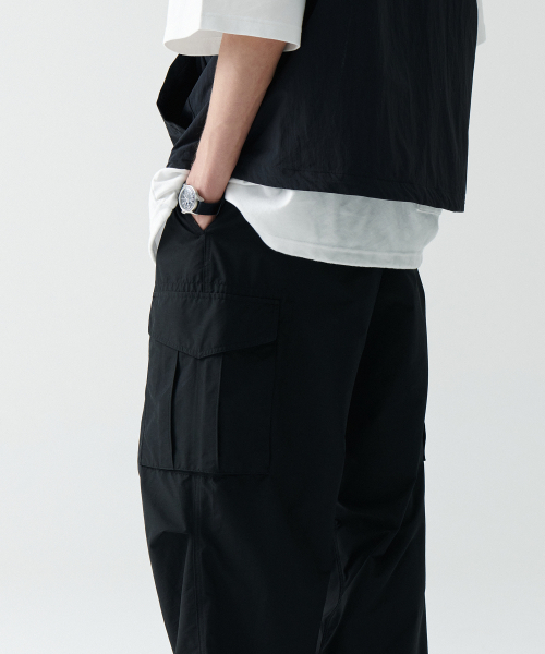 MUSINSA STANDARD（ムシンサスタンダード）の「[シティレジャー] NPワイドベルト付きカーゴパンツ [ブラック]（スウェットパンツ・メンズ・その他・40/38/33/26/27/28/29/42/36/34/32/30/31）」の8枚目の写真