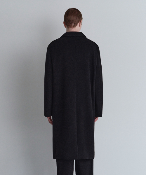 MUSINSA STANDARD（ムシンサスタンダード）の「カシミアブレンド特大シングルコート[ブラック]（チェスターコート・メンズ・その他・27cm/27.5cm/28cm/28.5cm）」の5枚目の写真