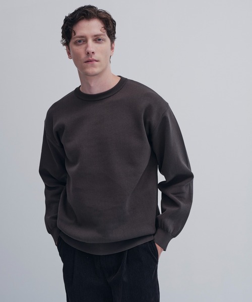 CITY TOKYO（シティトウキョウ）の「【CITY TOKYO/シティートーキョー】Joint knit ﾛﾝｸﾞｽﾘｰﾌﾞ（Tシャツ/カットソー・メンズ・オフホワイト/ブラック/グリーン/レンガ・1/2/3）」の4枚目の写真