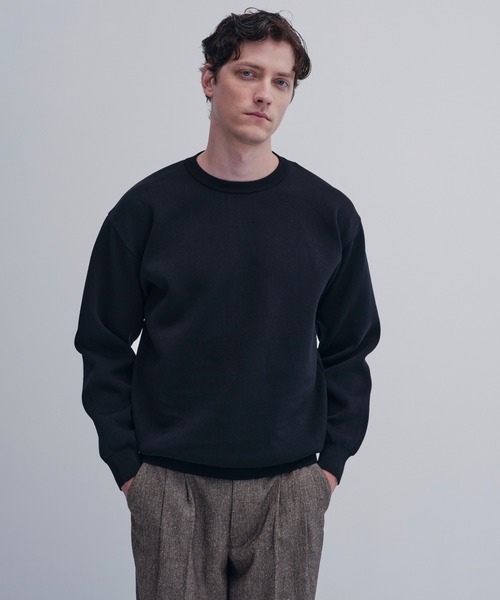 CITY TOKYO（シティトウキョウ）の「【CITY TOKYO/シティートーキョー】Joint knit ﾛﾝｸﾞｽﾘｰﾌﾞ（Tシャツ/カットソー・メンズ・オフホワイト/ブラック/グリーン/レンガ・1/2/3）」の3枚目の写真