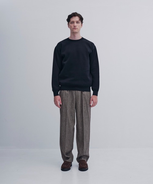 CITY TOKYO（シティトウキョウ）の「【CITY TOKYO/シティートーキョー】Joint knit ﾛﾝｸﾞｽﾘｰﾌﾞ（Tシャツ/カットソー・メンズ・オフホワイト/ブラック/グリーン/レンガ・1/2/3）」の6枚目の写真