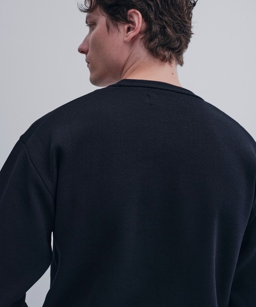 CITY TOKYO（シティトウキョウ）の「【CITY TOKYO/シティートーキョー】Joint knit ﾛﾝｸﾞｽﾘｰﾌﾞ（Tシャツ/カットソー・メンズ・オフホワイト/ブラック/グリーン/レンガ・1/2/3）」の9枚目の写真