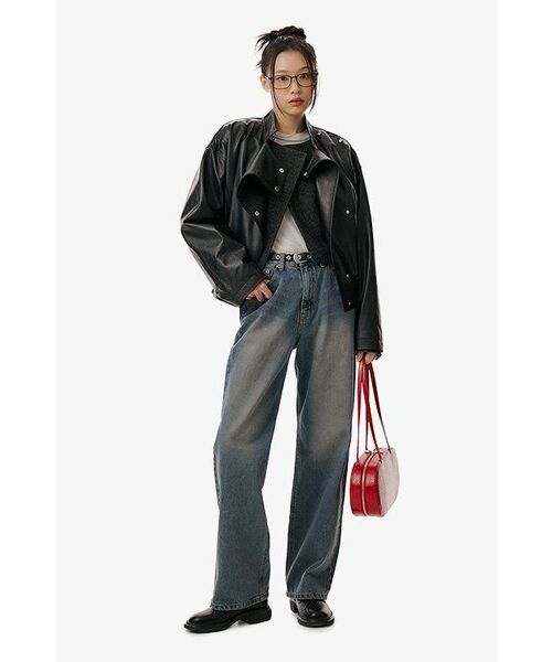 SALT AND CHOCOLATE(ソルトアンドチョコレート)の「リブレ オックスフォードシューズ 412339002 (4cm/1カラー)(ローファー・レディース・ブラック/ブラック×ブラック・24.5cm/25cm/24cm/23.5cm/23cm/22.5cm)」の8枚目の写真