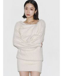 EMODA（エモダ）の「シャギードレープミニワンピース（ワンピース）」