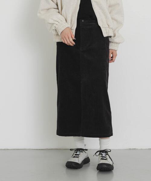 EKAL（エカル）の「『UR TECH』コーデュロイストレートスカート（スカート・レディース・モカ/カーキ/チャコールグレー・ONE）」の16枚目の写真