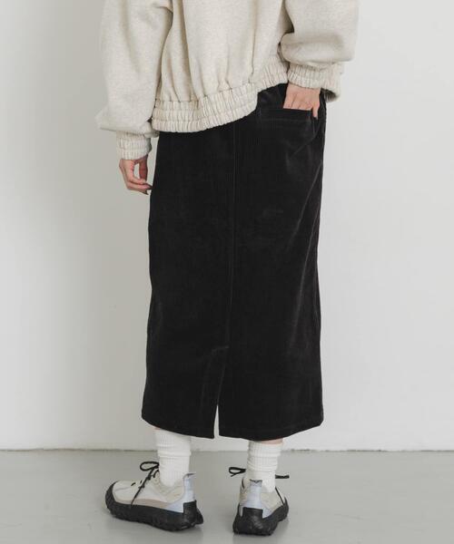 EKAL（エカル）の「『UR TECH』コーデュロイストレートスカート（スカート・レディース・モカ/カーキ/チャコールグレー・ONE）」の15枚目の写真