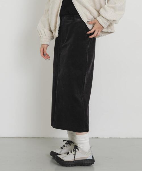 EKAL（エカル）の「『UR TECH』コーデュロイストレートスカート（スカート・レディース・モカ/カーキ/チャコールグレー・ONE）」の14枚目の写真