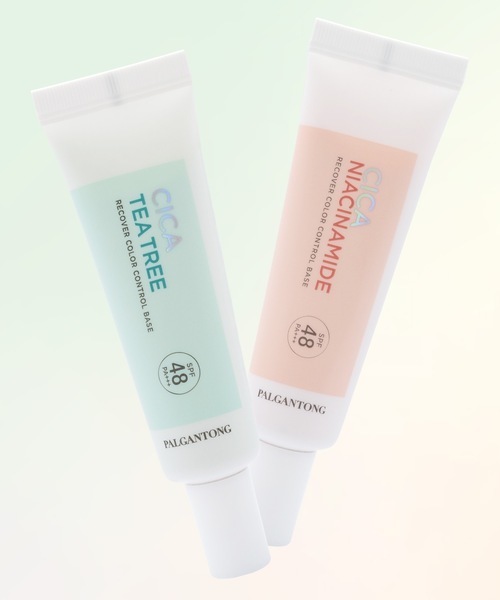 Beauty Connect(ビューティーコネクト)の「PALGANTONG(パルガントン) CICAリカバー カラーコントロールベース【SPF48・PA+++】(化粧下地・レディース・ピンク/グリーン・FREE)」の2枚目の写真
