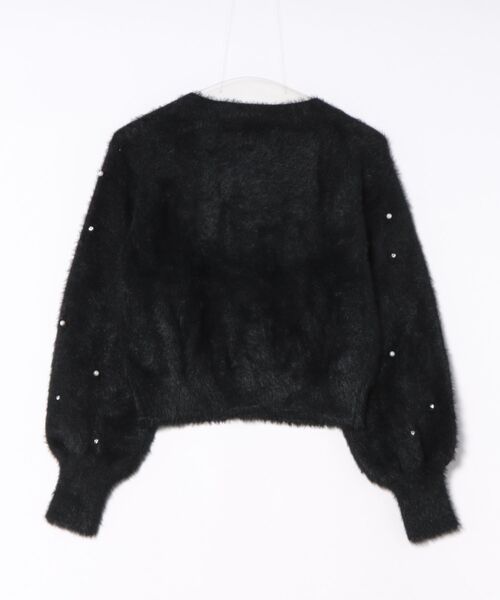 one way（ワンウェイ）の「ビジューまみれフェザーカーデ（カーディガン/ボレロ・レディース・ピンク/レッド/ブラック/ホワイト・FREE）」の9枚目の写真