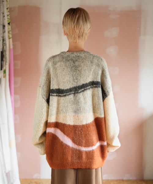 PAMM（パム）の「気狂いのニットカーディガン（カーディガン/ボレロ・レディース・アイボリー・フリー）」の4枚目の写真