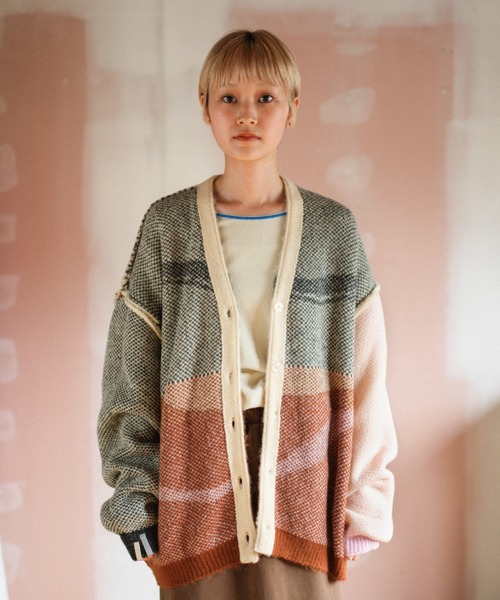 PAMM（パム）の「気狂いのニットカーディガン（カーディガン/ボレロ・レディース・アイボリー・フリー）」の12枚目の写真