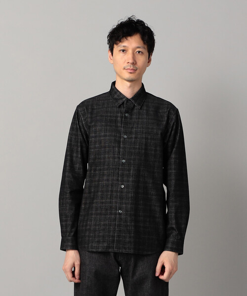 COMME CA MEN(コムサメン)の「チェック コーデュロイ シャツ(シャツ/ブラウス・メンズ・ブラック・S/M/L)」の7枚目の写真