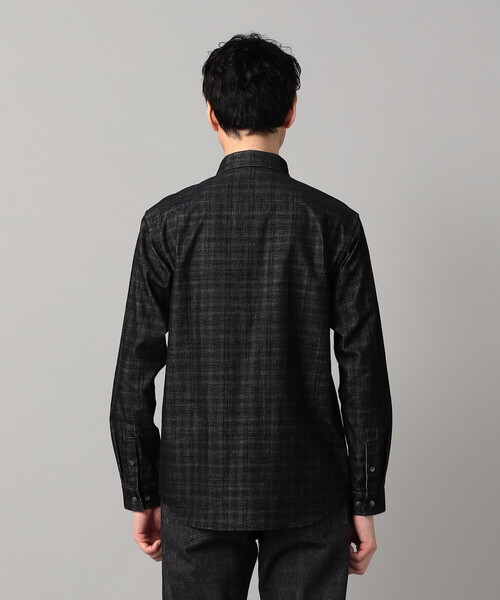 COMME CA MEN(コムサメン)の「チェック コーデュロイ シャツ(シャツ/ブラウス・メンズ・ブラック・S/M/L)」の9枚目の写真