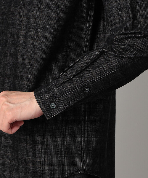 COMME CA MEN(コムサメン)の「チェック コーデュロイ シャツ(シャツ/ブラウス・メンズ・ブラック・S/M/L)」の11枚目の写真