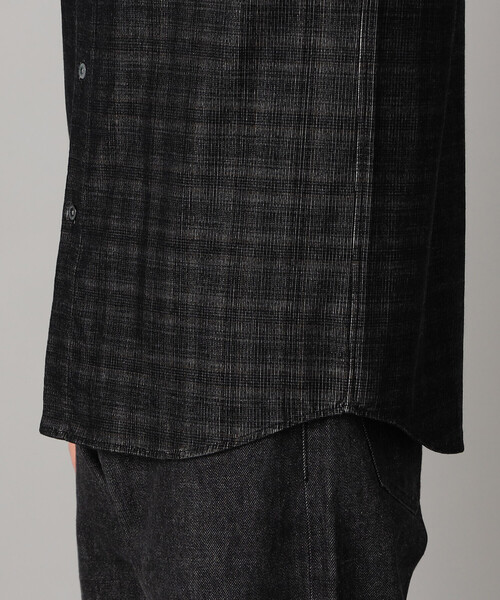 COMME CA MEN(コムサメン)の「チェック コーデュロイ シャツ(シャツ/ブラウス・メンズ・ブラック・S/M/L)」の12枚目の写真