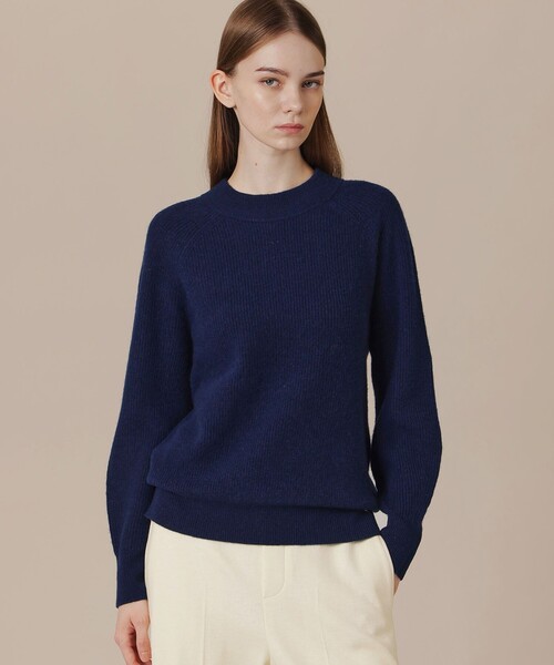 MACKINTOSH LONDON（マッキントッシュ ロンドン）の「【WEB・一部店舗限定】ウールカシミヤクルーネックプルオーバー（ニット/セーター・レディース・グレー系その他2/イエロー/ブルー系その他4/ネイビー・38）」の3枚目の写真