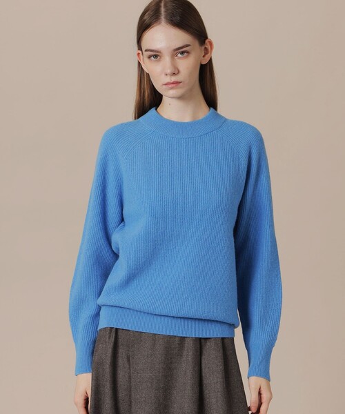 MACKINTOSH LONDON（マッキントッシュ ロンドン）の「【WEB・一部店舗限定】ウールカシミヤクルーネックプルオーバー（ニット/セーター・レディース・グレー系その他2/イエロー/ブルー系その他4/ネイビー・38）」の4枚目の写真