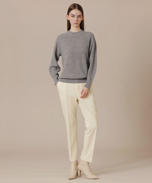 MACKINTOSH LONDON（マッキントッシュ ロンドン）の「【WEB・一部店舗限定】ウールカシミヤクルーネックプルオーバー（ニット/セーター・レディース・グレー系その他2/イエロー/ブルー系その他4/ネイビー・38）」の5枚目の写真