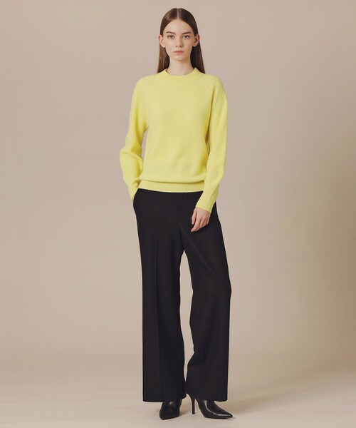 MACKINTOSH LONDON（マッキントッシュ ロンドン）の「【WEB・一部店舗限定】ウールカシミヤクルーネックプルオーバー（ニット/セーター・レディース・グレー系その他2/イエロー/ブルー系その他4/ネイビー・38）」の8枚目の写真