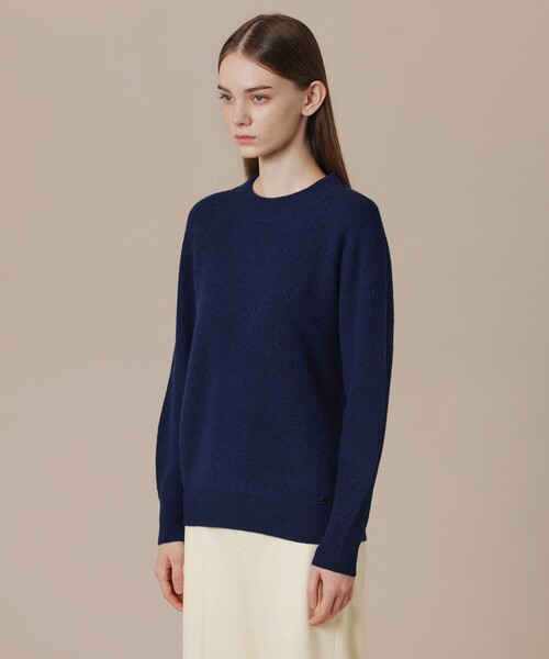 MACKINTOSH LONDON（マッキントッシュ ロンドン）の「【WEB・一部店舗限定】ウールカシミヤクルーネックプルオーバー（ニット/セーター・レディース・グレー系その他2/イエロー/ブルー系その他4/ネイビー・38）」の12枚目の写真