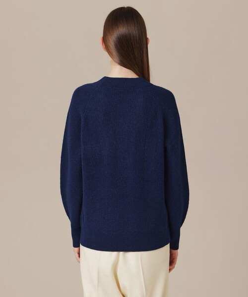 MACKINTOSH LONDON（マッキントッシュ ロンドン）の「【WEB・一部店舗限定】ウールカシミヤクルーネックプルオーバー（ニット/セーター・レディース・グレー系その他2/イエロー/ブルー系その他4/ネイビー・38）」の13枚目の写真