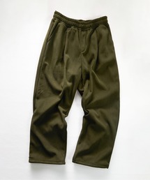 11C1 裏起毛 ストレッチコーデュロイ ワイドパンツ