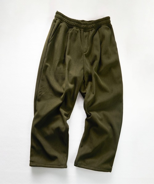 CALIFORNIA OUTFITTERS(カリフォルニア アウトフィッターズ)の「11C1 裏起毛 ストレッチコーデュロイ ワイドパンツ(その他パンツ・メンズ・ブラック/オリーブ/チャコール・FREE)」の1枚目の写真