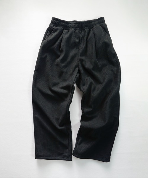 CALIFORNIA OUTFITTERS(カリフォルニア アウトフィッターズ)の「11C1 裏起毛 ストレッチコーデュロイ ワイドパンツ(その他パンツ・メンズ・ブラック/オリーブ/チャコール・FREE)」の2枚目の写真