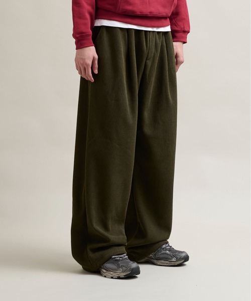 CALIFORNIA OUTFITTERS(カリフォルニア アウトフィッターズ)の「11C1 裏起毛 ストレッチコーデュロイ ワイドパンツ(その他パンツ・メンズ・ブラック/オリーブ/チャコール・FREE)」の18枚目の写真