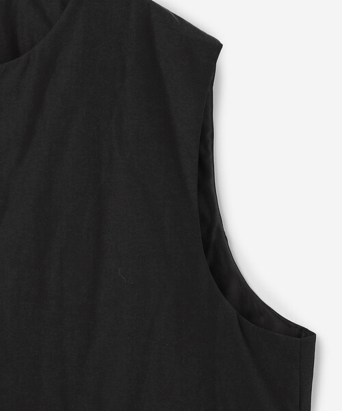 Bshop（ビショップ）の「eunoia | 中綿 ロングベスト WOMEN（その他アウター・レディース・ブラック・ONE）」の7枚目の写真