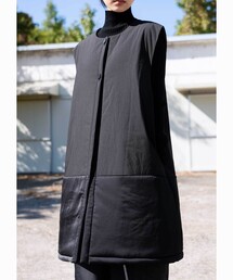 Bshop | eunoia | 中綿 ロングベスト WOMEN(その他アウター)