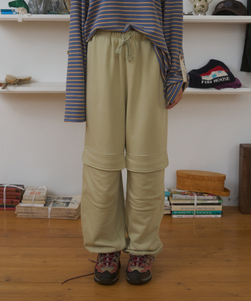 FUN FROM FUN(ファンフロムファン)の「POCKET SWEAT PANTS, PISTACHIO GREEN(その他パンツ・レディース・その他・OS)」の1枚目の写真