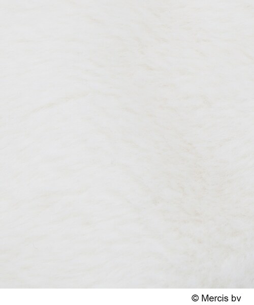 OPAQUE.CLIP（オペークドットクリップ）の「【コラボ】miffy ｘ OPAQUE.CLIP フェイクファーティペット（ストール/ショール・レディース・ベージュ/チャコールグレー/オフホワイト/ブラック系7・00）」の10枚目の写真
