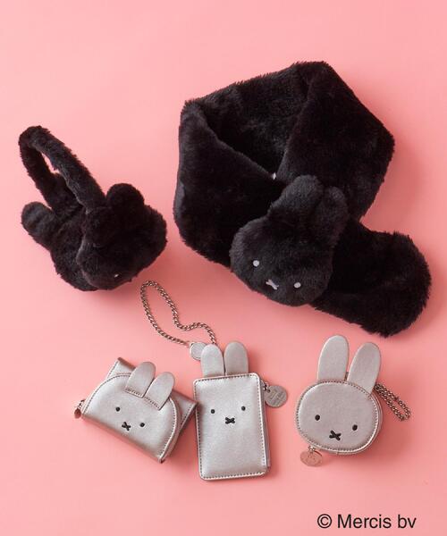 OPAQUE.CLIP（オペークドットクリップ）の「【コラボ】miffy ｘ OPAQUE.CLIP フェイクファーティペット（ストール/ショール・レディース・ベージュ/チャコールグレー/オフホワイト/ブラック系7・00）」の11枚目の写真