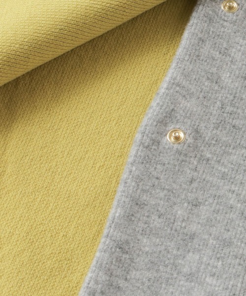 NANO universe（ナノユニバース）の「ダブルフェイスペプラムニットベスト（ベスト・レディース・ブラック/ライトグレー・FREE）」の11枚目の写真