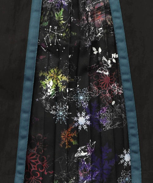 iS ScoLar（イズスカラー）の「553273：雪の結晶×星座×楽器柄 2wayカーゴスカート（スカート・レディース・ベージュ/ブラック/カーキ・M）」の19枚目の写真