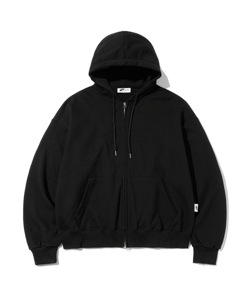 PAGESIISII(ページシシ)の「ベーシック2WAYフードジップアップブラック(パーカー・レディース・その他・MEDIUM/LARGE)」の1枚目の写真