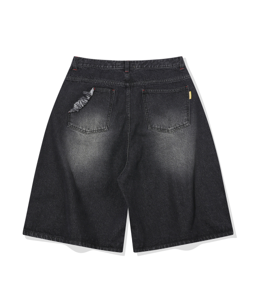 MAINBOOTH(メインブース)の「Dreamer Denim Shorts(BLACK)(その他パンツ・レディース・その他・1/2/3)」の2枚目の写真