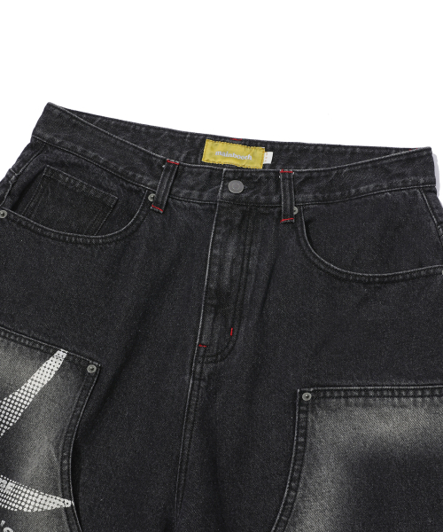 MAINBOOTH(メインブース)の「Dreamer Denim Shorts(BLACK)(その他パンツ・レディース・その他・1/2/3)」の6枚目の写真