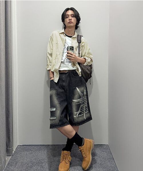 MAINBOOTH(メインブース)の「Dreamer Denim Shorts(BLACK)(その他パンツ・レディース・その他・1/2/3)」の22枚目の写真
