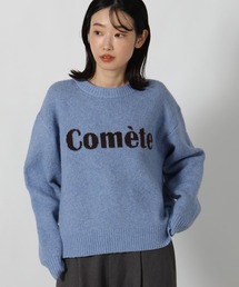 LAKOLE | 6ゲージロゴジャガードニット / 600356(ニット/セーター)