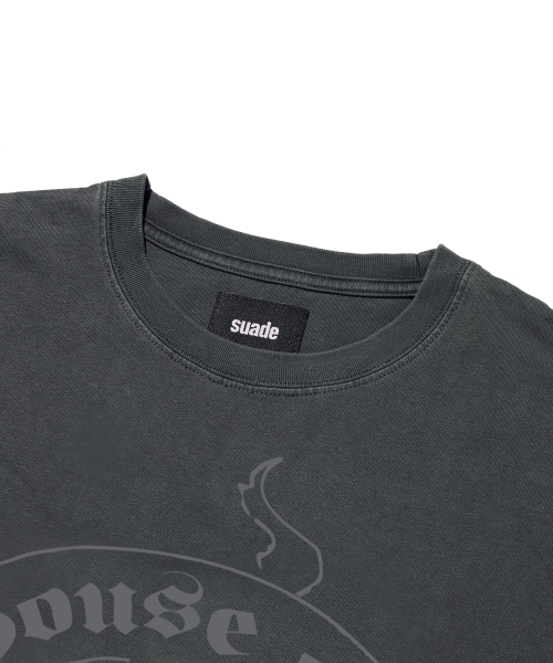 suade（スエード）の「DUST MAN TEE [PIGMENT BLACK]（Tシャツ/カットソー・レディース・その他・MEDIUM/LARGE/X-LARGE）」の3枚目の写真