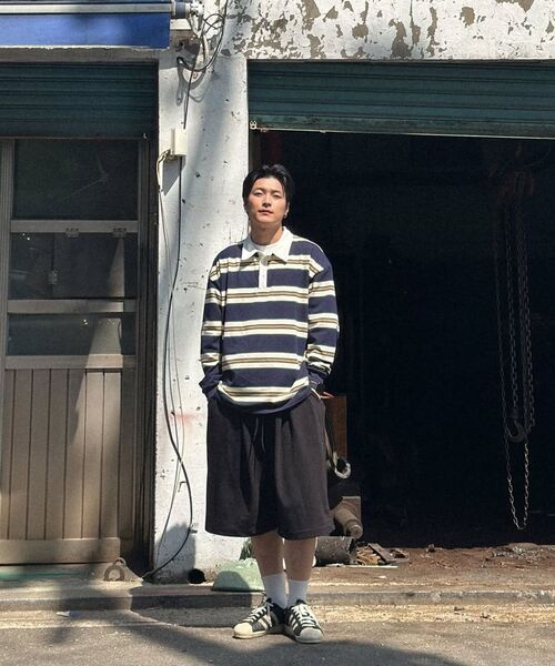 bounDary（バウンダリー）の「ツーピンタックワイドバミューダショートパンツ[ブラック]（その他パンツ・レディース・その他・LARGE/MEDIUM/X-LARGE）」の10枚目の写真