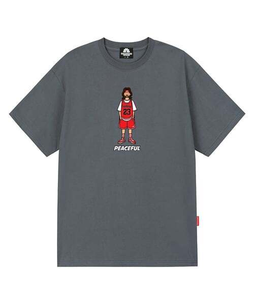 TRIPSHION(トリップション)の「JESUS MICHAEL Tシャツ - グレー(Tシャツ/カットソー・メンズ・その他・LARGE/MEDIUM/X-LARGE)」の1枚目の写真
