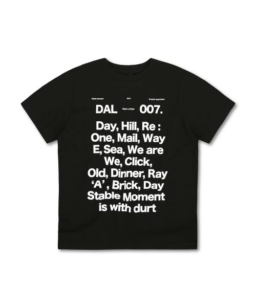 DURTの「OUR DAILY CROP TEE (BLACK)(Tシャツ/カットソー・レディース・その他・OS)」の2枚目の写真